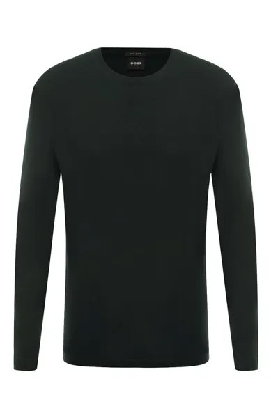 Лонгслив из вискозы и шерсти BOSS