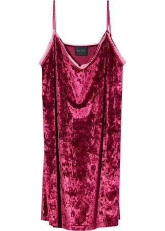 Marc Jacobs бархатное платье-комбинация