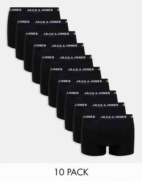 Черные спортивные шорты Jack & Jones из 10 штук