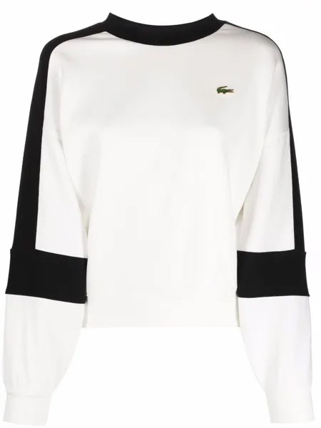 Lacoste толстовка в стиле колор-блок с логотипом
