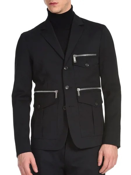 XS-5XL 2019 мужские новые модные стилист волос модные walk-показать на молнии с несколькими карманами пиджак костюмы для певцов больших размеров