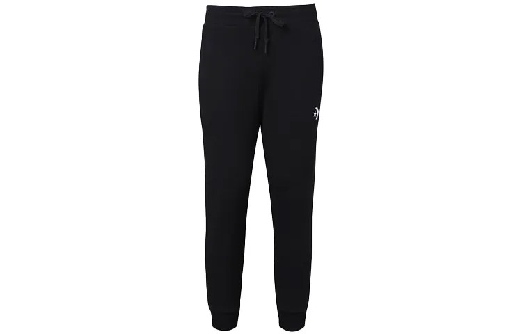 Мужские вязаные спортивные штаны Converse, цвет Black
