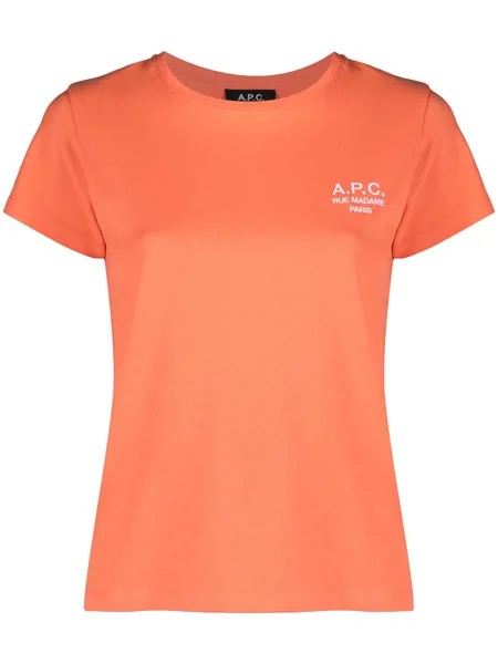 A.P.C. футболка Denise с логотипом