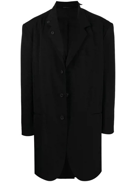 Yohji Yamamoto шерстяная куртка оверсайз