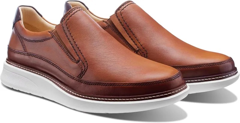 Оксфорды Rafael Slip-On Samuel Hubbard, светло-коричневая кожа