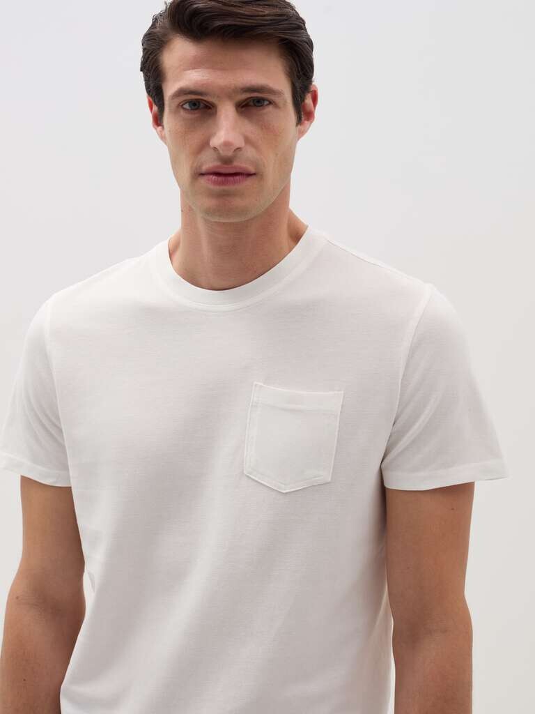 Футболка из пике с карманом Ovs, цвет optical white