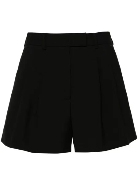 MSGM шорты со складками, черный