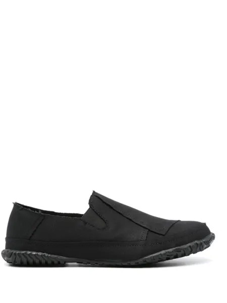 Yohji Yamamoto слипоны из канваса, черный