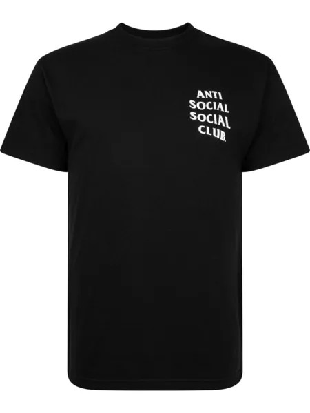 Anti Social Social Club футболка с принтом Mind Games, черный