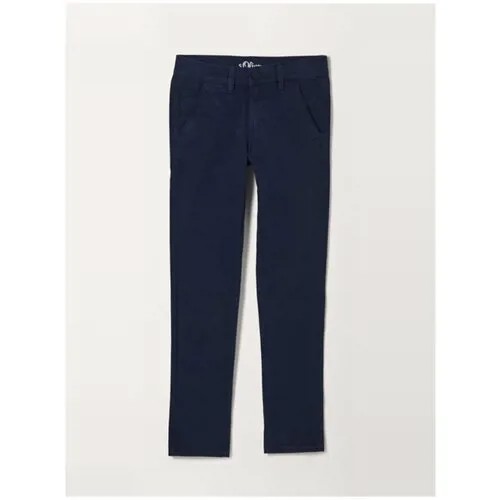Брюки (джинсы) для мальчиков, s.Oliver, артикул: 402.10.111.18.180.2107683, цвет: темно-синий (5952), размер: 158
