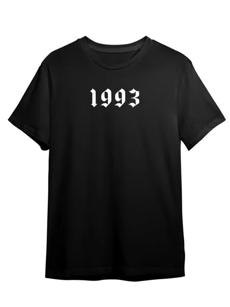 Футболка унисекс Каждому Своё 1993/Год рождения/С др RAYR9N черная XL