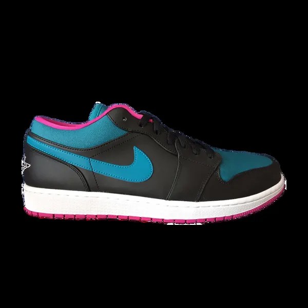 Кроссовки Air Jordan 1 Retro Low 'Tropical Teal', бирюзовый