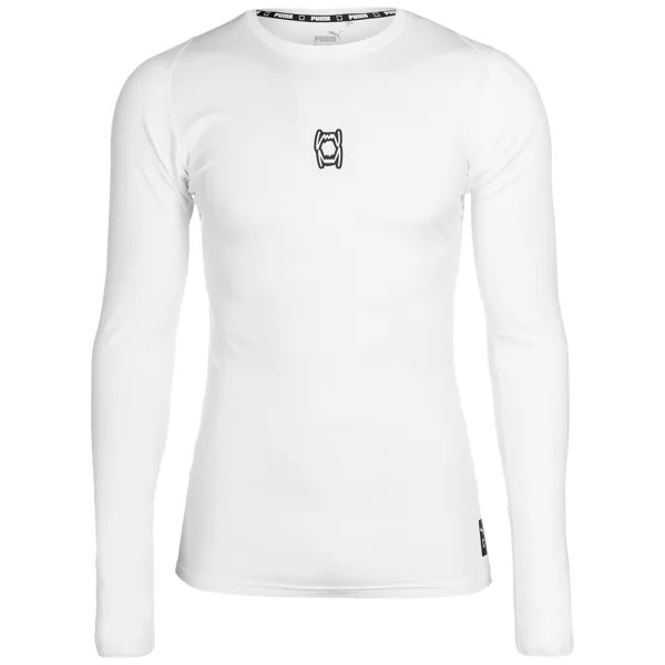 Лонгслив Puma Hoops Team, белый