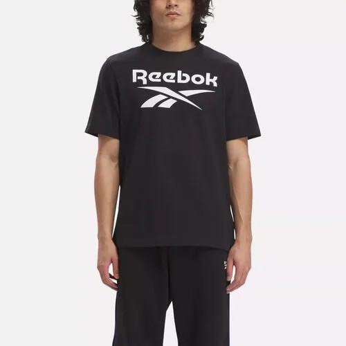 Футболка Reebok, размер XS, черный