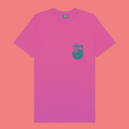 Мужская футболка Stussy 8 Ball Graphic Art, цвет оранжевый, размер S