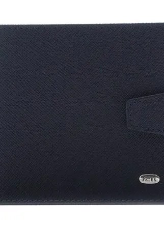 Портмоне Petek 1855 199.174.08, фактура тиснение, синий