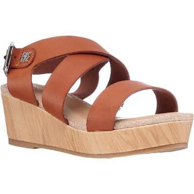 DKNY Girls Amber Rivit Коричневые сандалии на платформе 11 Medium (B,M) Little Kid 4657