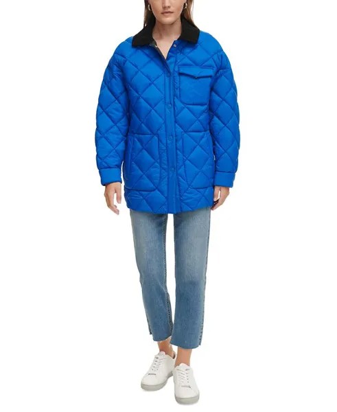 Женская двусторонняя стеганая куртка Barn Calvin Klein Jeans, синий