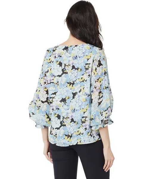 Блуза Vince Camuto V-Neck Balloon Sleeve Blouse, цвет Sea Breeze