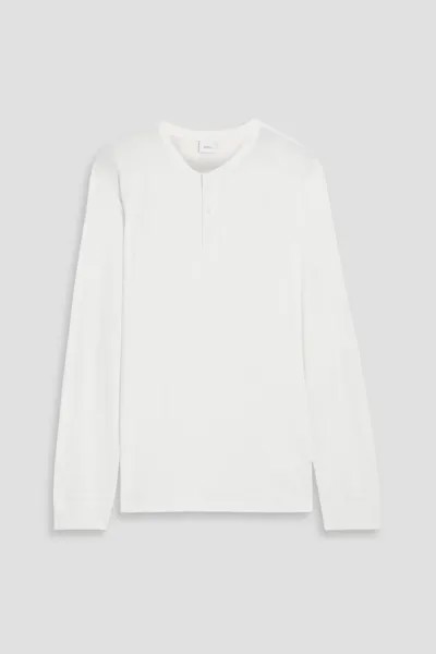 Футболка Henley из хлопкового джерси Slub Onia, белый