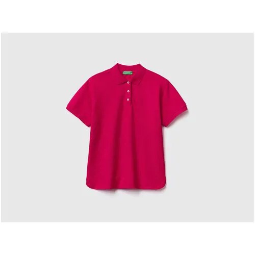 Поло однотонное United Colors of Benetton для женщин 23P-3WG9D3008-108-XL