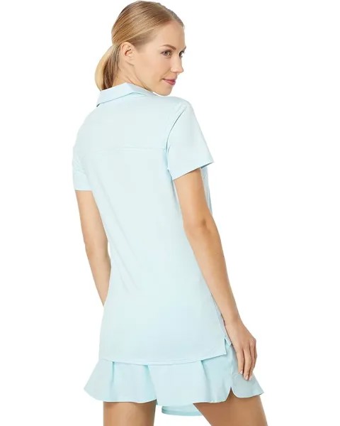 Поло Puma Cloudspun Coast Polo, цвет Light Aqua Heather