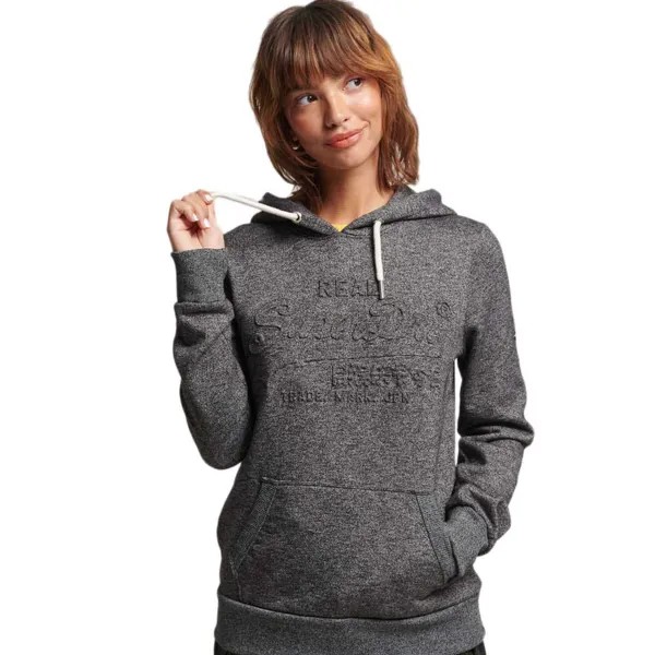 Худи Superdry Vintage Logo Embroidered, серый