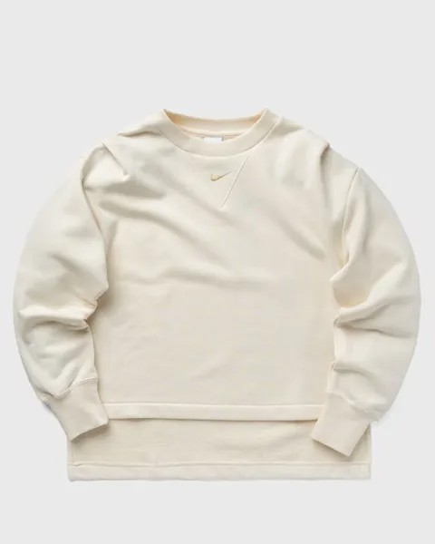 Свитер Nike Wmns Modern Fleece Crew, цвет pure/sesame