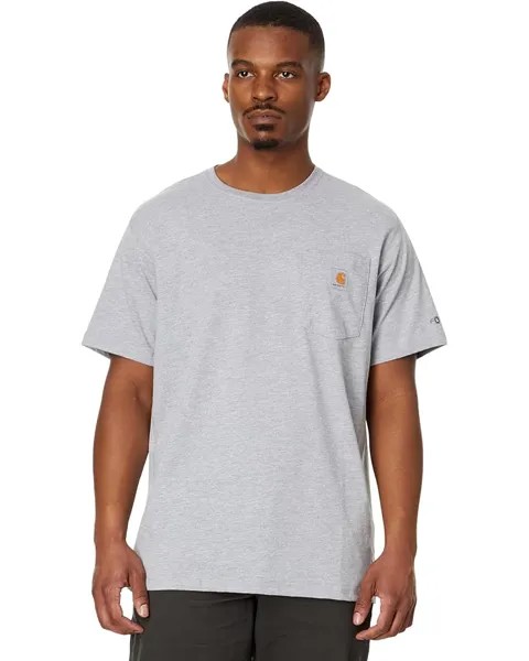 Футболка Carhartt Force Relaxed Fit Midweight Pocket, серый