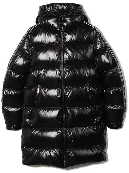 Moncler Enfant дутый жилет Hakki с нашивкой-логотипом