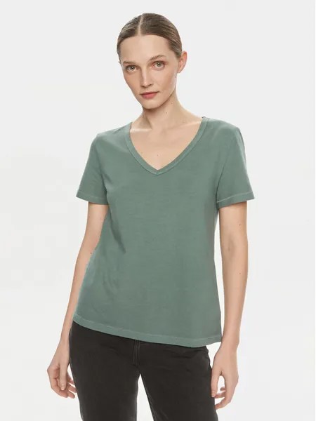 Футболка стандартного кроя Gap, зеленый