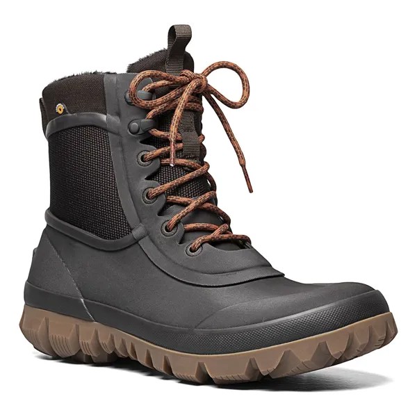 Мужские водонепроницаемые зимние ботинки на шнуровке Arcata Urban Bogs, коричневый