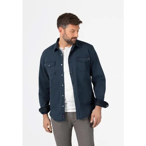 Куртка Timezone, мужская, силуэт полуприлегающий, карманы, размер XL, синий