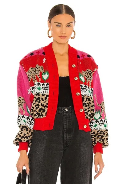 Куртка Hayley Menzies Bomber, цвет Leopardess Pink