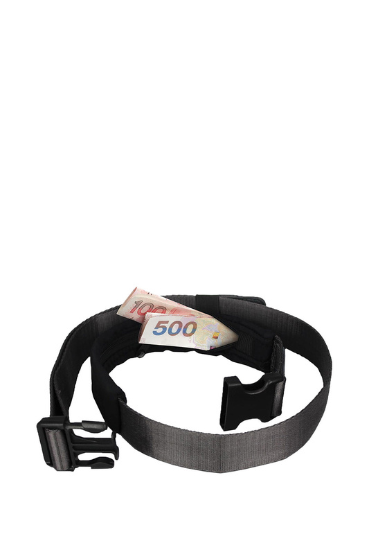 Ремень мужской Pacsafe 10120100 черный, 72-124 см