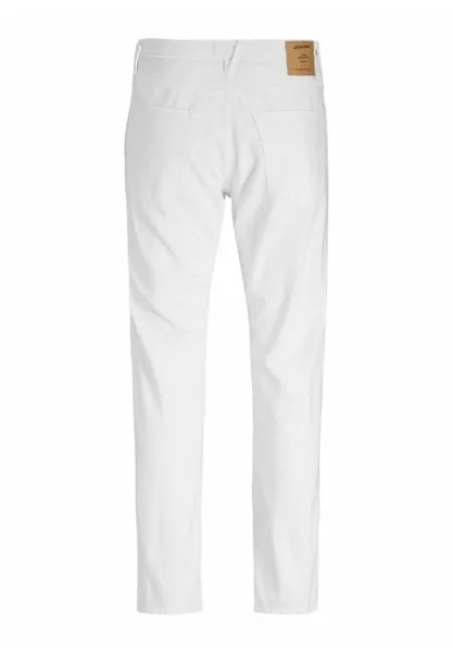 Джинсы-бойфренды JJICHRIS JJCOOPER Jack & Jones, белый деним
