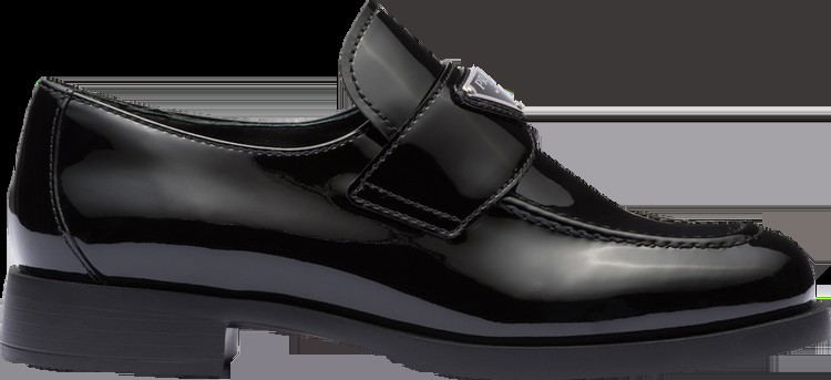 Кроссовки Prada Wmns Patent Leather Loafer 'Black', черный
