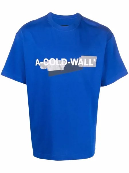 A-COLD-WALL* taped-logo T-shirt