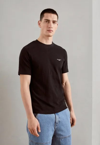 Базовая футболка Short Sleeve Logo Print Regular Fit Marc O'Polo DENIM, черный