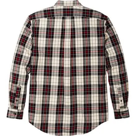 Легкая рубашка Alaskan Guide мужская Filson, белый/черный/красный