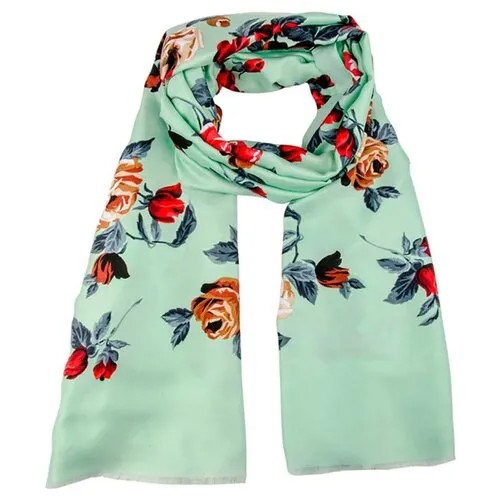 Палантин Vip collection SG2216/17 100% вискоза светло-зеленый