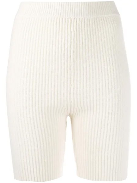 Трикотажные шорты Mira Cashmere In Love, белый