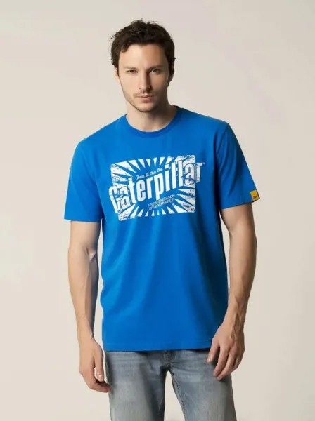 Футболка мужская Caterpillar T-shirt C синяя S