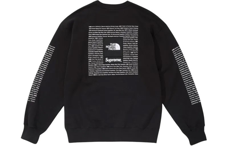 Свитшот унисекс из коллекции The North Face X The North Face Supreme, хаки