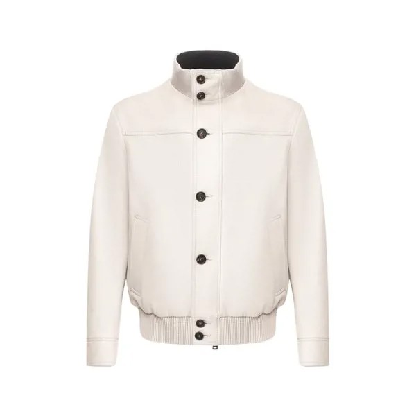 Кожаный бомбер Brioni