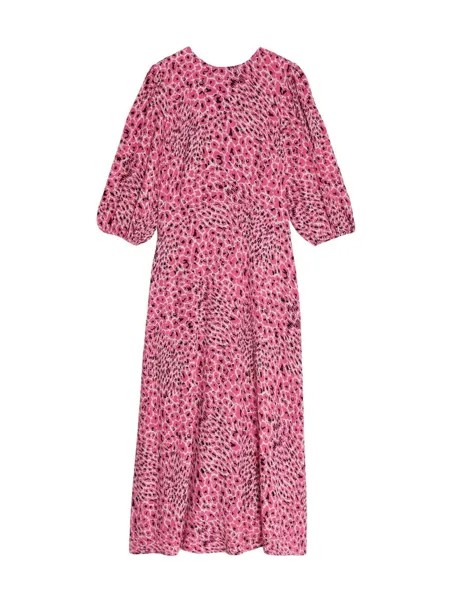 Рубашка-платье Marks & Spencer, розовый/розовый