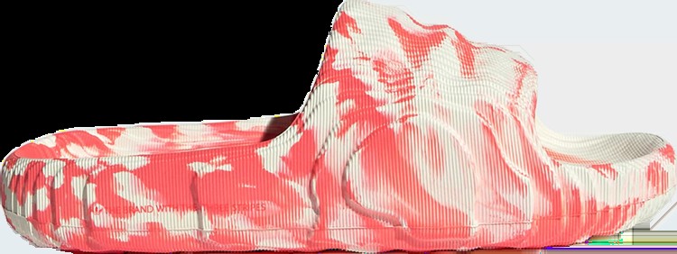 Кроссовки Adilette 22 Slides 'Ivory Solar Red', красный