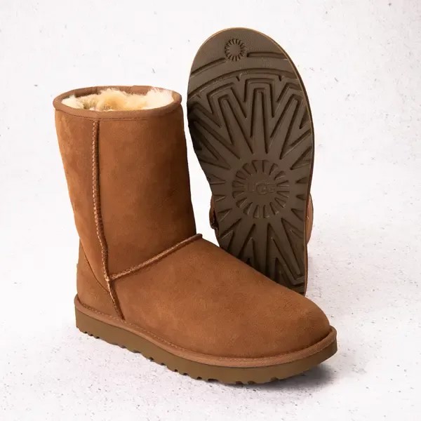 Женские ботинки UGG Classic Short II, цвет Chestnut