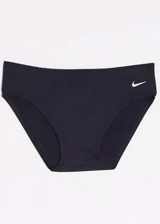 Черные трусы с логотипом Nike Swimming-Черный