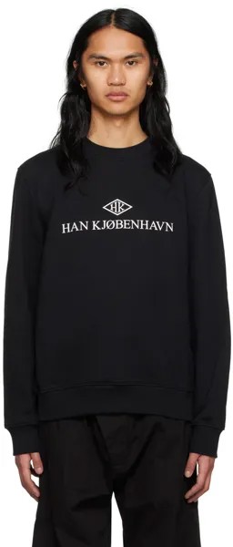 Эксклюзивный черный свитшот SSENSE Han Kjobenhavn